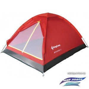 Треккинговая палатка KingCamp Monodome II KT3016 (красный)
