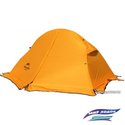 Треккинговая палатка Naturehike Cycling Ultralight 1 NH18A095-D (20D, снежная юбка, оранжевый)