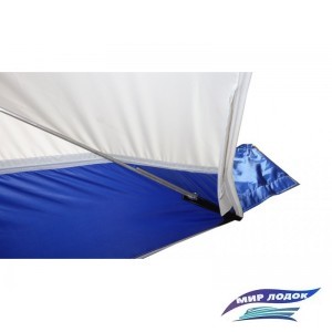 Всесезонная палатка Призма Шелтерс Big Twin (1-сл) 430*215 (бело-синий)