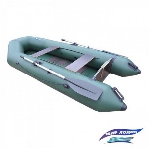 Надувная моторная лодка Stella SM280 (реечная слань, зеленый)