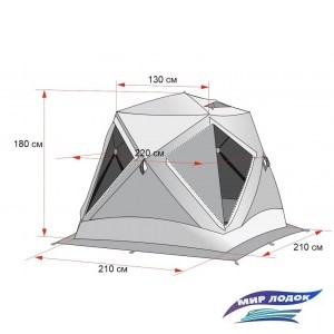 Палатка для зимней рыбалки Лотос Куб 3 Классик А9 (2022)