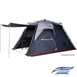 Кемпинговая палатка FHM Polaris 4 (серый/синий)