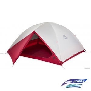 Треккинговая палатка MSR Zoic 3 (серый/красный)