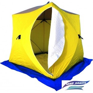 Палатка для зимней рыбалки Стэк Куб-3 (трёхслойная, дышащая)