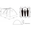 Треккинговая палатка KingCamp Monza 3 [KT3094]