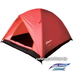 Треккинговая палатка KingCamp Family 2+1 KT3012 (красный)
