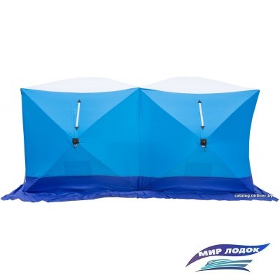 Палатка для зимней рыбалки Стэк Куб-3 Дубль (трехслойная, дышащая)